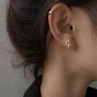 Star Stud Earring 1 Pr - Silver - One Size