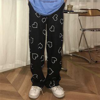 Heart Straight Leg Pants