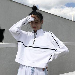 Half Zip Pullover / Contrast Trim Jogger Pants