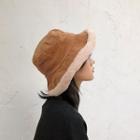 Corduroy Fleece-lined Hat