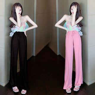 Iridescent Camisole Top / Wide Leg Pants