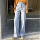 Washed Loose-fit Straight Leg Jeans
