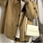Plain Cardigan / Short-sleeve Plain T-shirt / Pleated Skirt