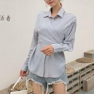 Crisscross Wrap Shirt