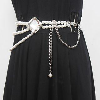 Faux Pearl Chain Belt (various Designs)