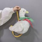 Duck-shaped Furry Crossbody Bag