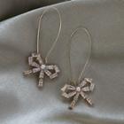 Bow Dangle Earring 1 Pair - Bow Dangle Earring - One Size