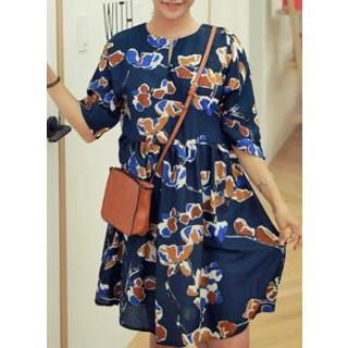 Open-placket Pattern Dress
