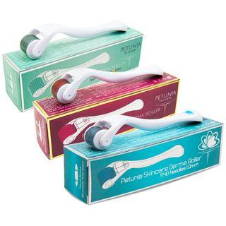 Petunia Skincare - 540 Needles Microneedle Derma Roller (0.5mm/1.0mm/1.5mm)