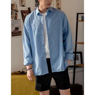 Boxy Pinstriped Shirt