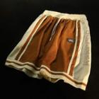 Letter Embroidered Two-tone Shorts