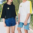 Smiley Face Short-sleeve Couple Matching T-shirt