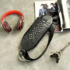 Faux Leather Studded Waist Bag