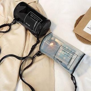 Transparent Cylinder Crossbody Bag