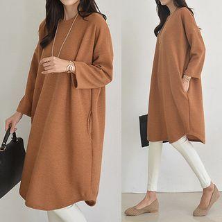 Side-pocket Pullover Dress