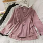 Dip-back Loose Light Shirt