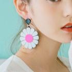 Flower Drop Earring / Clip-on Earring