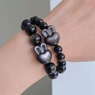 Rabbit Faux Gemstone Bracelet