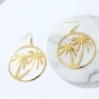 Tree Alloy Dangle Earring 1 Pair - Gold - One Size