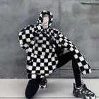 Checkerboard Hoodie Black - One Size