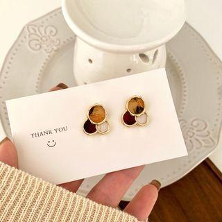 Leopard Print Stud Earring / Clip-on Earring