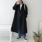 Double-breasted Oversized Long Coat