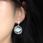 Planet Alloy Dangle Earring 1 Pair - 0792a - Earring - Planet - Pink & Blue - One Size