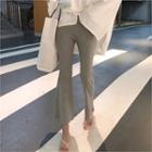 Boot-cut Sweatpants Gray - One Size