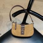 Lambskin Stitched Saddle Bag