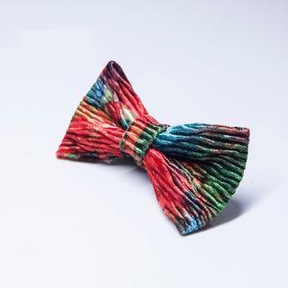 Ruched Bow Tie