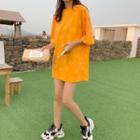 Cartoon-print Loose T-shirt
