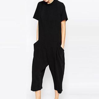 Short-sleeve Jumpsuit