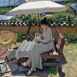 [lovb] Gathered Long Dress