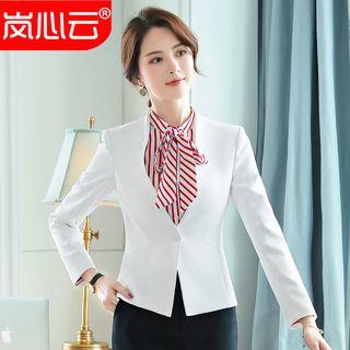 Blazer / Dress Pants / Striped Blouse / Set