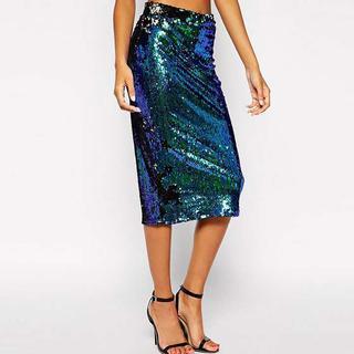 Sequined Midi Skirt