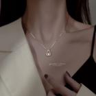 Gourd Pendant Sterling Silver Necklace Necklace - Gourd - Rose Gold - One Size