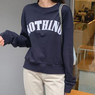 Nothing Letter Sweatshirt