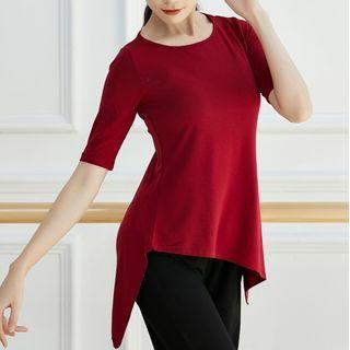 Irregular Hem Dance T-shirt