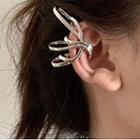 Butterfly Alloy Cuff Earring 1 Pc - Eh1107 - Cuff Earring - Silver - One Size