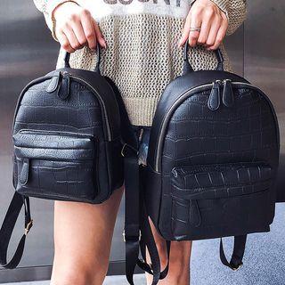 Croc Print Backpack / Mini Backpack