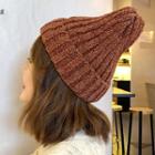 Pointed Knit Beanie