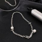 Faux Pearl Charm Necklace Silver - One Size