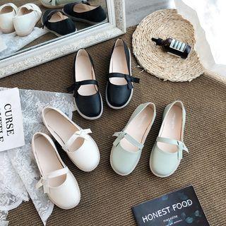 Knotted Strap Mary Jane Flats