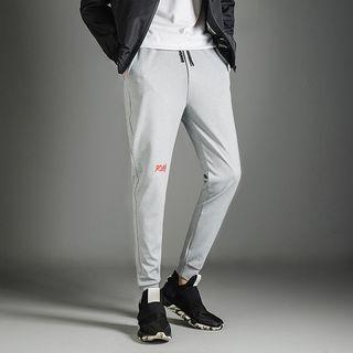 Drawcord Lettering Sweatpants