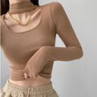 Details Slim-fit Choker T-shirt