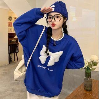Bow Applique Sweater