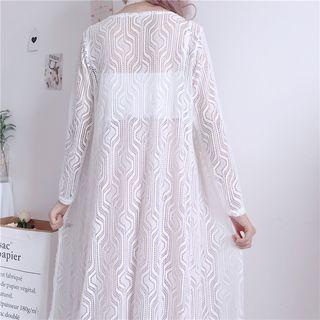 Lace Long Sheer Jacket