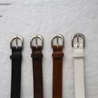 D-buckle Pleather Belt