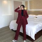Double Breasted Corduroy Blazer / Pants / A-line Skirt