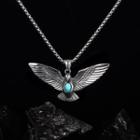 Eagle Turquoise Pendant Stainless Steel Necklace